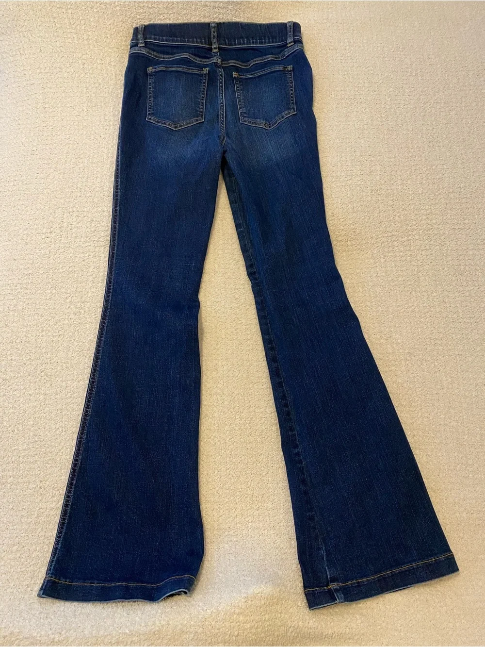SPANX Dark Blue Flare Jeans